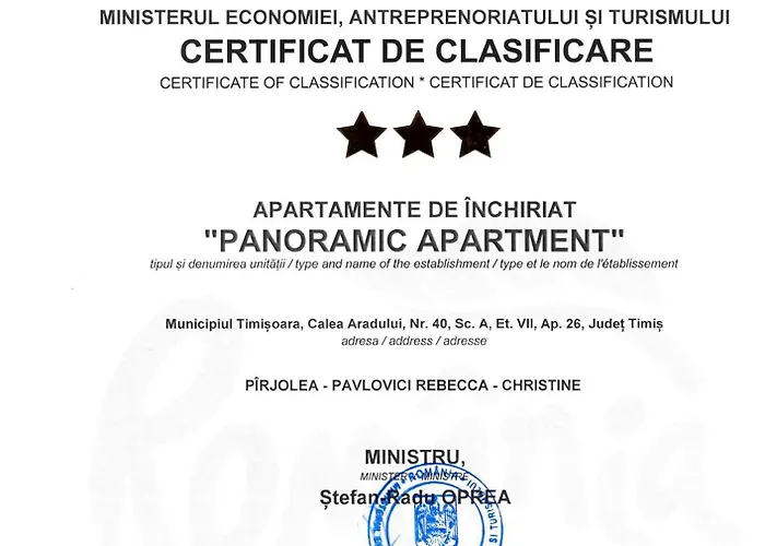 Apartament Panoramic With Public Parking Tpark Paid By Us In Timişoara